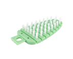 Cleaning Brush Carrot Shape Convenient ABS Multifunctional Kitchen Cleaner for Vegetable-Green