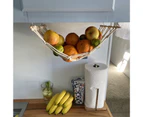 Cabinet Hammock Handmade Convenient Cotton Rope Hanging Vegetable Fruit Holder for Bananas