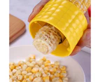 Convenient Anti-pinch Corn Peeler 304 Stainless Steel Labor-saving Corn Stripper Kitchen Gadgets-Yellow