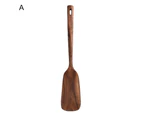 Cooking Spatula Food Grade Heat Resistant Wood BPA Free Wok Cooking Shovel for Home-A