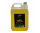 ORGANIC SWEET ALMOND OIL, COLD-PRESSED, 100% PURE, NATURAL (Cosmetic & Pharmaceutical  grade) - 5L, Without Pump
