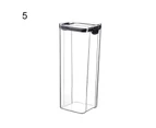 Clear Food Storage Box Container Moisture Proof Grain Bottle Jar Kitchen Supply-5