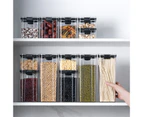 Clear Food Storage Box Container Moisture Proof Grain Bottle Jar Kitchen Supply-2