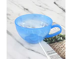 Mixing Bowl Food Grade Stackable PP Wide Application Mixing Bowl Cream Butter Bowl for Household -Blue