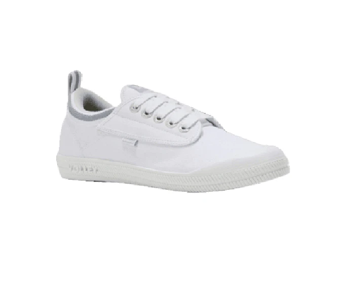 Dunlop Volleys International Volley Low Canvas Casual Mens Shoes - White/Light Grey International Low