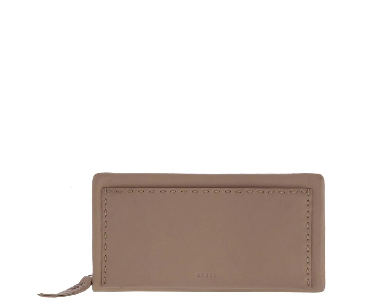 GABEE Jilly RFID Leather Purse - Nude