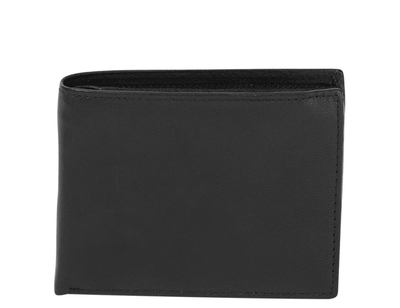 Cobb & Co Hugo RFID Leather Mens Wallet - Black