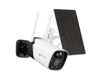 Solar-powered Security Camera WiFi Home CCTV Outdoor Surveillance System with Battery Weatherproof