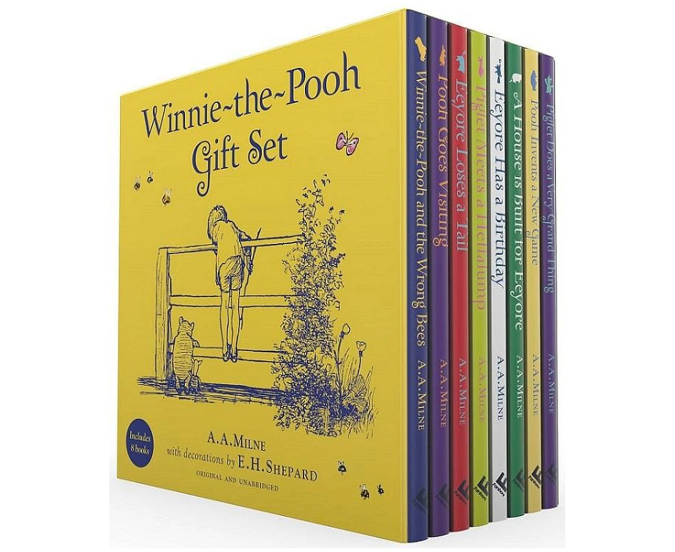 8pc Harper Collins Winnie The Pooh Gift Book Kids Reading Collection Set 5y+