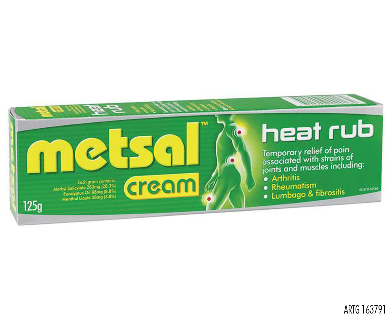 Metsal Cream Heat Rub 125g