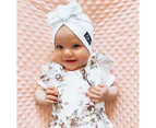 Ev The Label Triple Knot Baby Turban - White