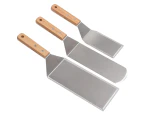 Griddle Stainless Steel Scraper Pancake Turner Spatula Set