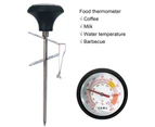Food Thermometer Double Scale Value Practical Safe Heat Resistant Oven Thermometer Household Supplies