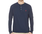 Polo Ralph Lauren Men's Classics Long Sleeve Tee / T-Shirt / Tshirt - Cruise Navy