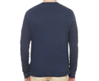 Polo Ralph Lauren Men's Classics Long Sleeve Tee / T-Shirt / Tshirt - Cruise Navy