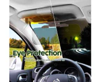 Car Sun Visor (Pack of 2), Tac Extension, 2 in 1 for Day and Night Anti-Glare, Anti Dazzle and Anti UV HD Automobile Windshield Visor by