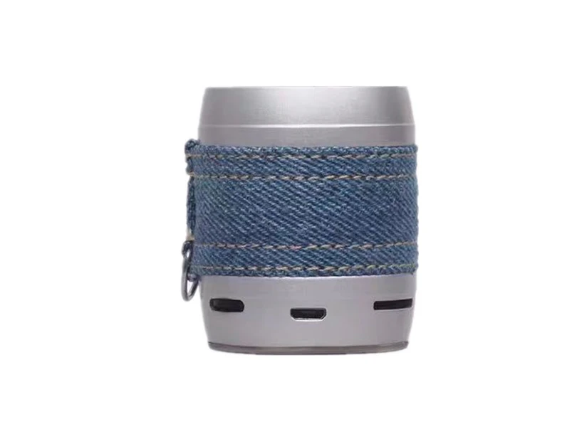 A113 LEVI Denim Mini Bluetooth Speaker Portable Wireless for Outdoor Indoor Camp Travel Heavy Bass Box Support TWS