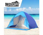 Mountview Pop Up Tent Beach  Camping Tents 2-3 Person Hiking Portable Shelter - Blue