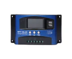 30A Solar Charge Controller 12V 24V Regulator Auto Dual USB Mppt Battery