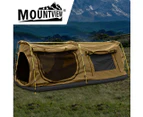 Mountview King Single Swag Camping Swags Canvas Dome Fly Tent Hiking Mattress