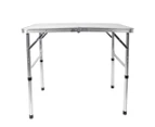 Levede Folding Camping Table Aluminium Portable Picnic Outdoor Foldable BBQ Desk