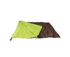 Mountview Sleeping Bag Double Bags Outdoor Camping Hiking Thermal -10℃ Tent Sack - Green and brown
