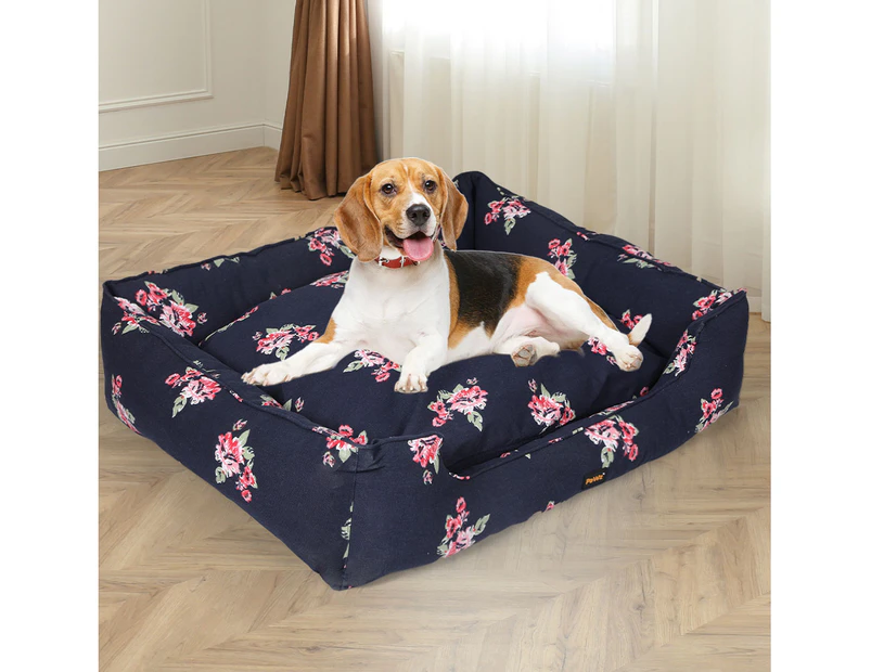 Pawz Dog Calming Bed Pet Cat Washable Removable Cover Double-Sided Cushion XL