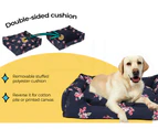 Pawz Pet Bed Mattress Dog Cat Pad Mat Puppy Cushion Soft Warm Washable L Navy