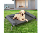 Pawz Elevated Pet Bed Dog Puppy Cat Trampoline Hammock Raised Heavy Duty Grey XL