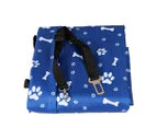 Pawz Pet Back Car Seat Cover Hammock Nonslip Dog Puppy Cat Waterproof Rear Blue