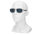 Tommy Hilfiger Men's TH1674/S Rectangle Sunglasses - Matte Ruthenium/Blue Avio