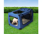 PaWz Pet Travel Carrier Kennel Folding Soft Sided Dog Crate For Car Cage Large M