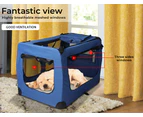 PaWz Pet Travel Carrier Kennel Folding Soft Sided Dog Crate For Car Cage Large M