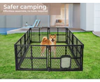 Pawz Pet Playpen Folding Dog Plastic Puppy Exercise Enclosure Fence 8 Panels