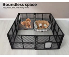 Pawz Pet Playpen Folding Dog Plastic Puppy Exercise Enclosure Fence 8 Panels