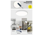 Emitto Ultra-Thin 5CM LED Ceiling Down Light Surface Mount Living Room White 54W - White,Black