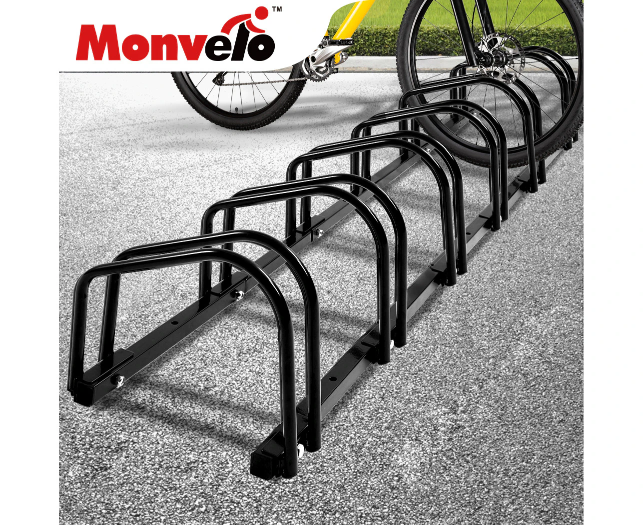 6x Bike Stand Bicycle Rack Storage Floor Parking Holder Cycling Portable Stands