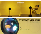 Emitto USB Rainbow Sunset Projection Lamp LED Modern Romantic Night Light Decor