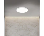 Emitto Ultra-Thin 5CM LED Ceiling Down Light Surface Mount Living Room White 18W - White,Black