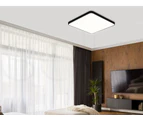 Emitto Ultra-Thin 5CM LED Ceiling Down Light Surface Mount Living Room Black 18W