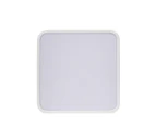 Emitto Ultra-Thin 5CM LED Ceiling Down Light Surface Mount Living Room White 27W - White/Blcak
