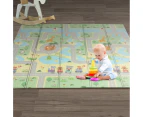 Bopeep Kids Play Mat Baby Crawling Pad Floor Foldable XPE Foam Non-slip Star