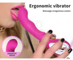 Urway Rabbit Vibrator GSpot Dildo Female Clit Sex Toy Rechargeable Massager Wand