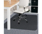Marlow Chair Mat Office Carpet Floor Protectors Home Room Computer Work 135X114 - Clear/Black
