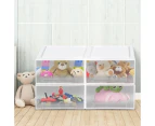 Kids Toy Box Stackable Storage Drawers Palstic Clothes Organiser Container 4Tier