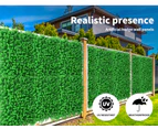 Marlow Artificial Hedge Grass Boxwood Garden Green Wall Mat Fence Outdoor x10