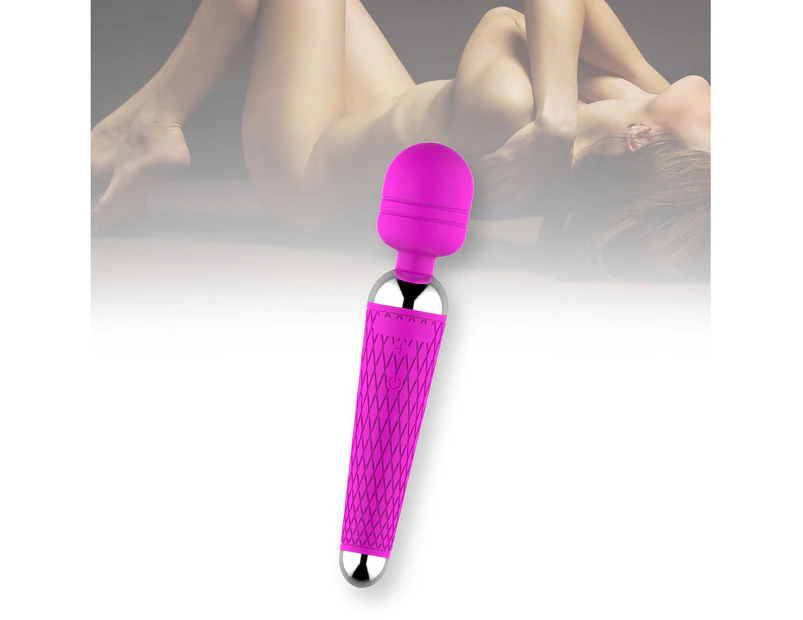 10 Speed Rechargeable Dildo Wand Vibrator Clit Stimulator AV Sex Adult Toy