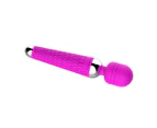 10 Speed Rechargeable Dildo Wand Vibrator Clit Stimulator AV Sex Adult Toy