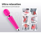 Urway Clitoral Stimulator Wand Vibrator Rechargeable Dildo Female Sex Toy Pink - Pink