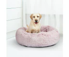 Pawz Pet Beds Dog Cat Soft Warm Kennel Round Calming Nest Cave AU Pink L